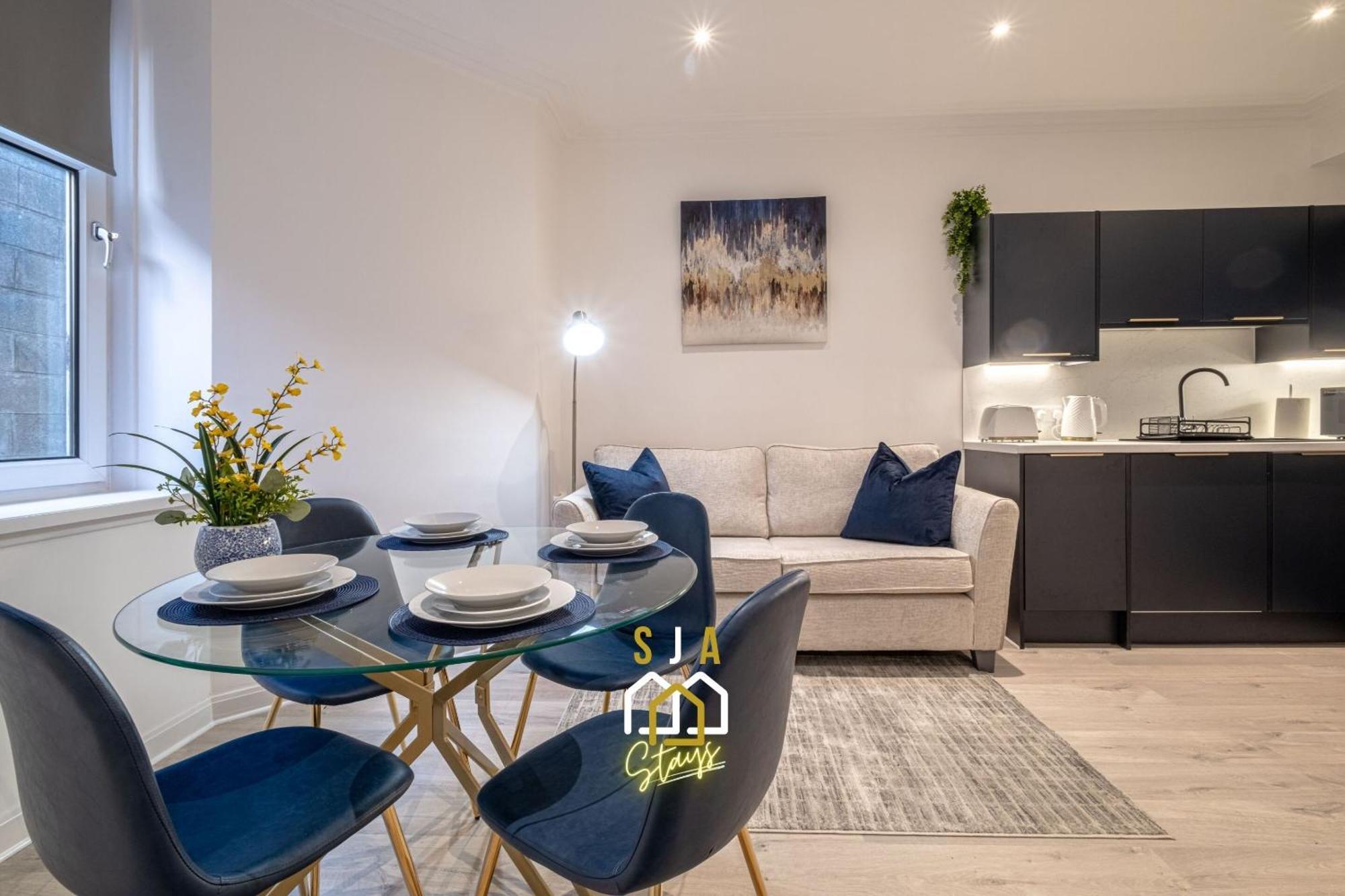 Holburn Hideaway - Sja Stays - Modern 2 Bed Apartment Aberdeen Exterior foto