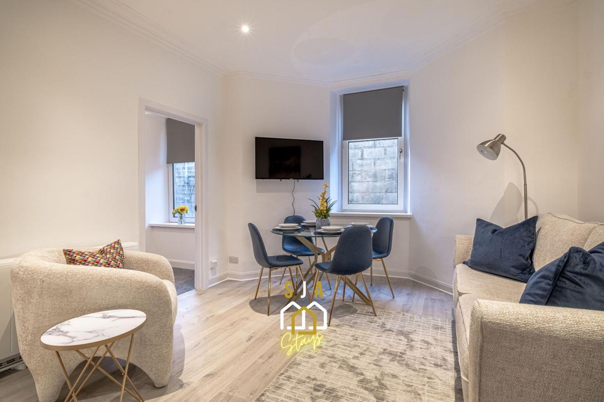 Holburn Hideaway - Sja Stays - Modern 2 Bed Apartment Aberdeen Exterior foto